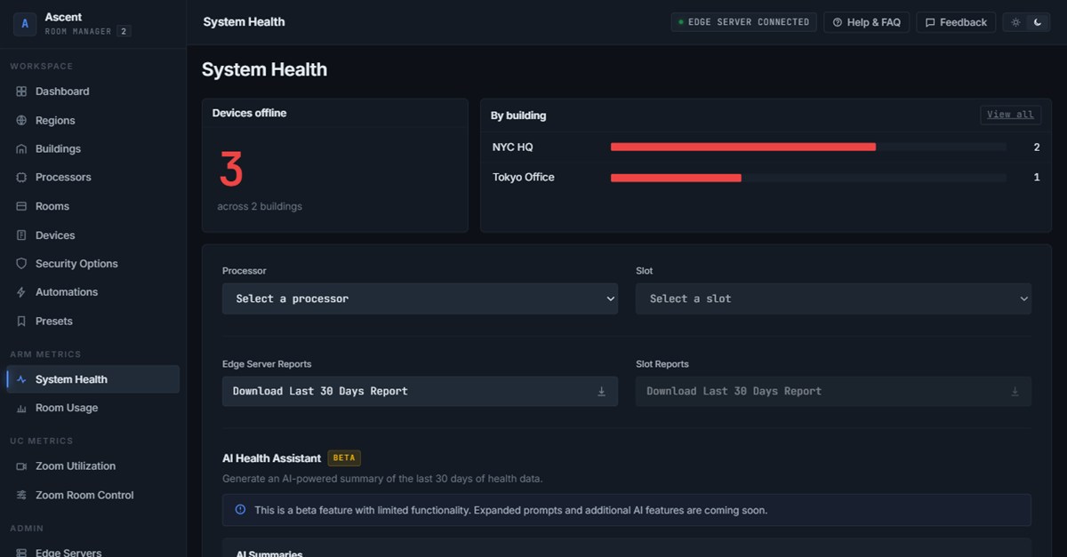 Health Management: Know About Problems Before Your Users Do