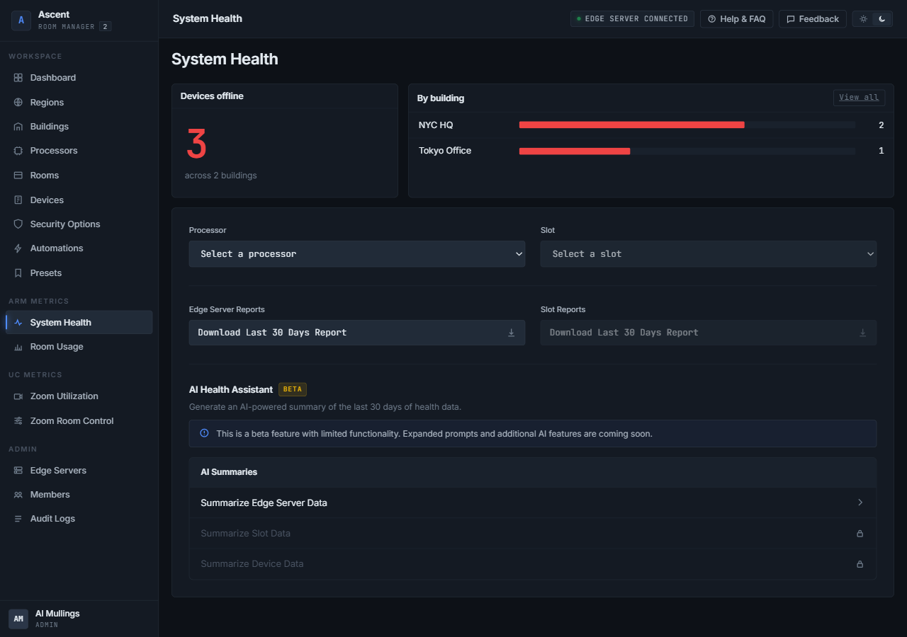 Health Management: Know About Problems Before Your Users Do